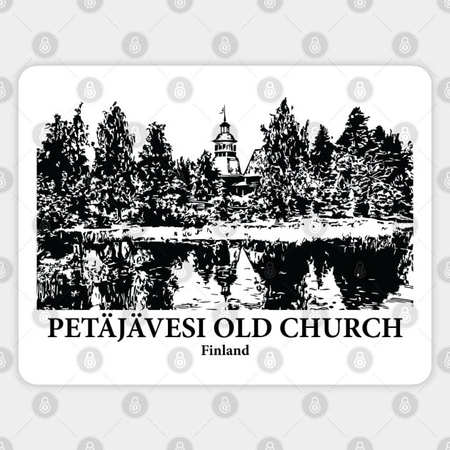 Petäjävesi Old Church - Finland Magnet by Lakeric